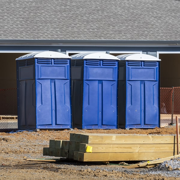 are there different sizes of portable restrooms available for rent in Brewster